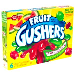 1 Pouch Fruit Gushers, Watermelon Blast