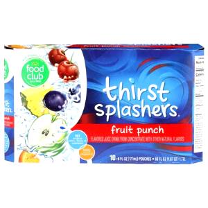 1 pouch Fruit Punch Splashers