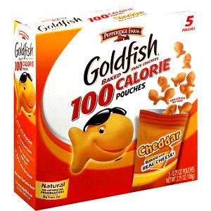 1 pouch Goldfish Baked Snack Crackers - Cheddar (100 Calorie Pouch)
