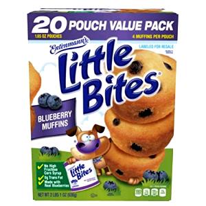 1 pouch Little Bites Blueberry Muffins 100 Calorie Packs