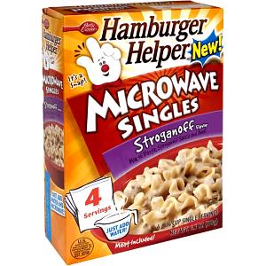 1 Pouch Microwave Singles, Stroganoff Meal Mix
