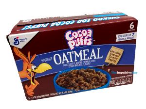 1 pouch oatmeal + 1 pouch topping (39 g) Cocoa Puffs Instant Oatmeal