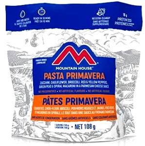 1 Pouch Pasta Primavera Entree, Freeze Dried