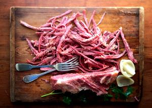 1 Pounds (453.6 G) Corned Beef, raw