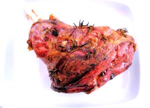 1 Pounds (453.6 G) Lamb Leg, raw