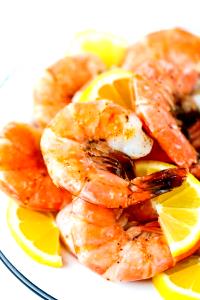 1 Prawn Baked or Broiled Shrimp