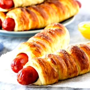 1 pretzel Pretzel Dog