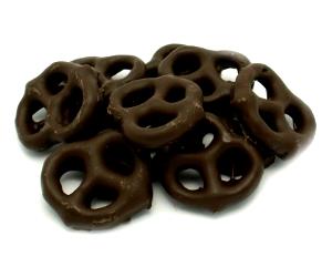 1 Pretzel Pretzels, Hard, Chocolate, Confectioner