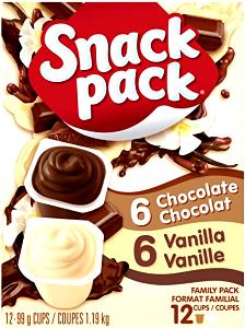 1 pudding cup (99 g) Chocolate Pudding Snack Pack