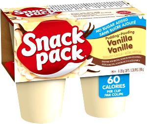 1 pudding cup (99 g) Sugar Free Vanilla Pudding Snack Pack