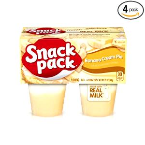 1 pudding cup Banana Cream Pie Pudding Snack Pack