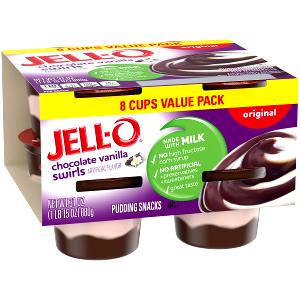 1 pudding cup Chocolate Vanilla Swirl Pudding