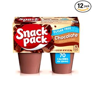 1 pudding cup Sugar Free Chocolate Pudding Snack Pack