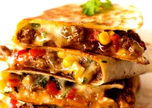 1 quesadilla (126.5 g) Beef Quesadilla