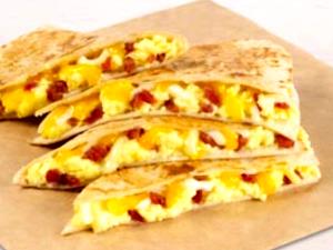 1 quesadilla (167.3 g) Breakfast Quesadilla Bacon