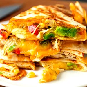 1 quesadilla (201.3 g) Crispy Chicken Quesadilla