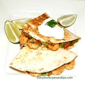 1 quesadilla (567 g) Charbroiled Shrimp Quesadilla