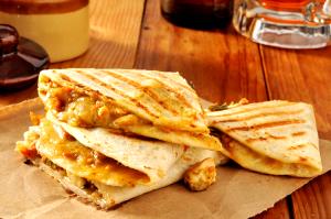 1 quesadilla Chicken and Cheese Quesadilla