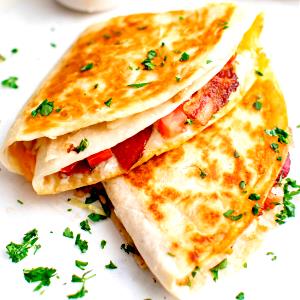 1 quesadilla Flour Tortilla John Coctosan Quesadilla - Fish