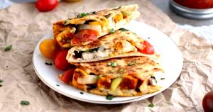 1 Quesadilla Mediterranean Smoked Tofu Quesadilla
