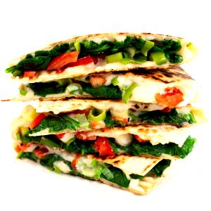 1 quesadilla Spinach & Mushroom Quesadilla