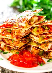 1 quesadilla Whole Grain Tortilla John Coctosan Quesadilla - Fish