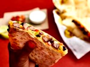 1 quesadilla Whole Grain Tortilla John Coctosan Quesadilla - Tofu