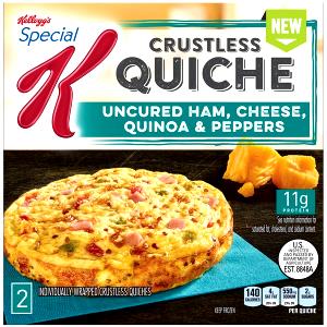 1 quiche (100 g) Special K Crustless Quiche Ham & Cheese