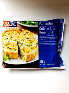 1 quiche (170 g) Quiche Florentine
