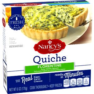 1 quiche (272 g) Quiche Florentine