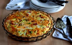 1 Quiche (9" Dia) Quiche with Meat, Poultry or Fish