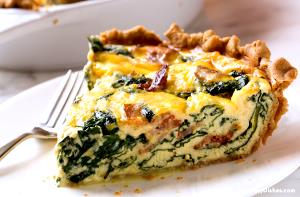 1 quiche Bacon, Spinach & Swiss Quiche