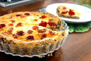 1 quiche Roasted Tomato Quinoa Quiche