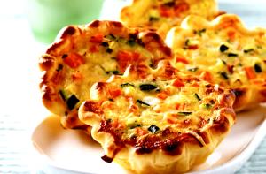 1 quiche Roasted Veggie Mini Quiche