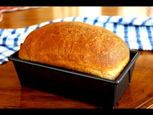 1 Regular Slice (3-3/4" X 5" X 1/2") Toasted Wheat or Cracked Wheat Bread (Home Recipe or Bakery)