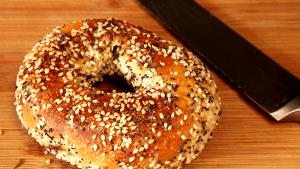 1 Regular Toasted Bagel
