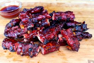 1 riblet (34 g) Honey BBQ Pork Riblets