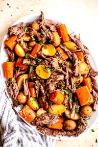 1 Roast Deer, Shoulder, Braised, Slo