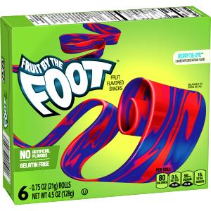 1 roll (21 g) Fruit By The Foot - Berry Tie-Dye