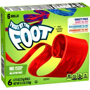 1 roll (21 g) Fruit By The Foot - Color By The Foot