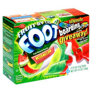 1 roll (21 g) Fruit By The Foot - Watermelon
