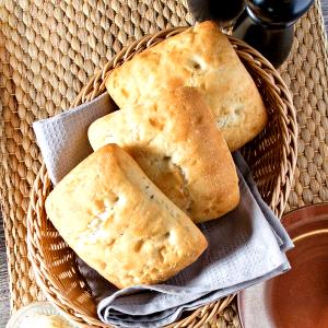 1 roll (43 g) Focaccia - Italian Style Rolls with Asiago & Parmesan Cheeses