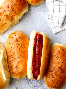 1 roll (43 g) Hot Dog Rolls