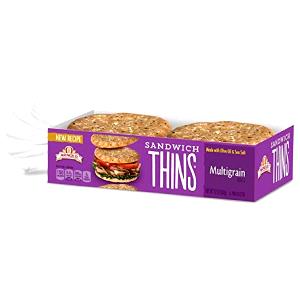 1 roll (43 g) Select Whole Grain White Pre-Sliced Sandwich Thins