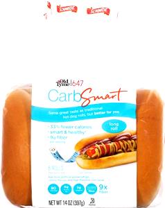 1 roll (53 g) Old Tyme Hot Dog Rolls