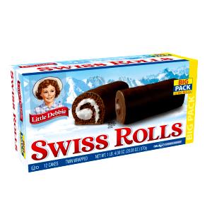 1 roll (57 g) Creme Filled Swiss Rolls