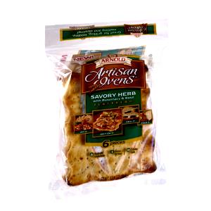 1 roll (59 g) Artisan Ovens Savory Herb Flatbread