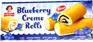 1 roll (61 g) Blueberry Creme Rolls