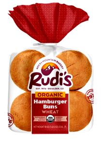 1 roll (64 g) Organic Wheat Burger Buns