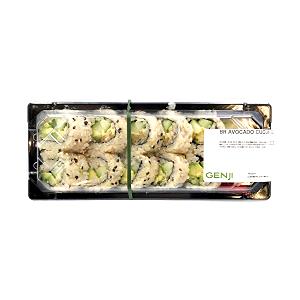 1 roll Brown Rice Avocado Cucumber Roll